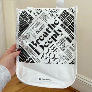 Lululemon reusable tote bag